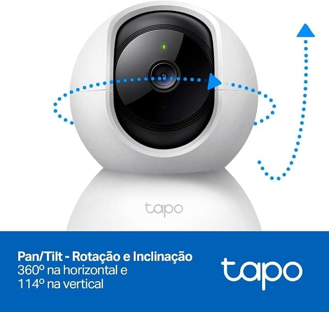 TP-Link Tapo C200 Câmera de Segurança Wi-Fi 360º Full HD