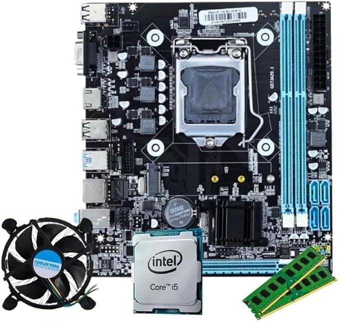 Kit Upgrade Intel Core i5-3470 + Placa Mãe B75 Lga 1155 + 16GB Ram DDR3