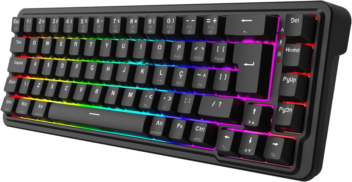 Teclado Magnético Gamer Redragon Nova RGB 65% - K709RGB-M