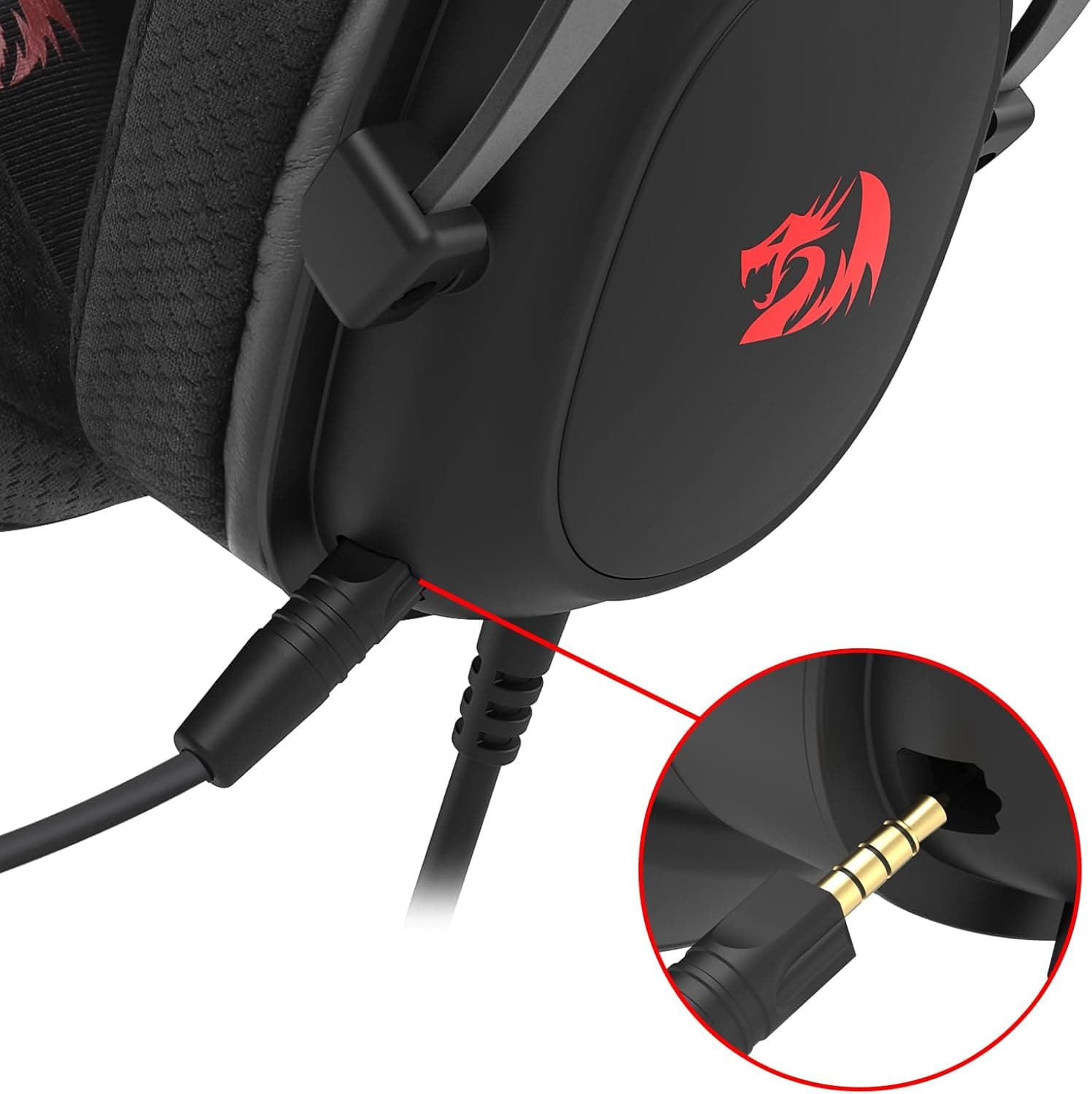 Headset Gamer Redragon Zeus Lite, Preto P3