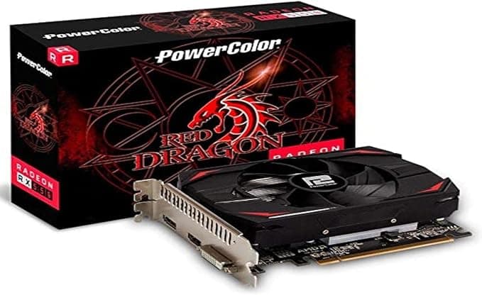 Placa de Vídeo PowerColor AMD Radeon RX550 4GB