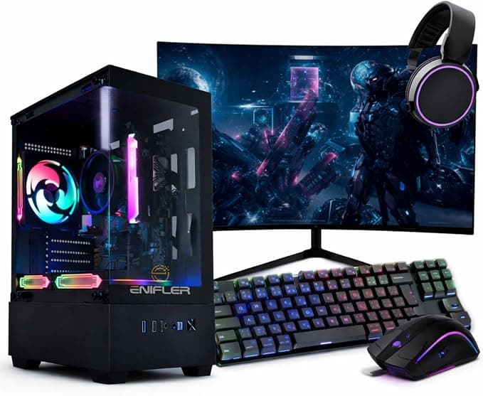 PC Gamer Completo Ryzen 5 5600GT, 16GB DDR4, SSD 480GB, Fonte 500W 80 Plus, Windows 11 Pro