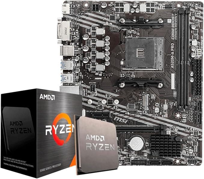 Kit Upgrade AMD Ryzen 5 5600GT + Placa Mãe A520M