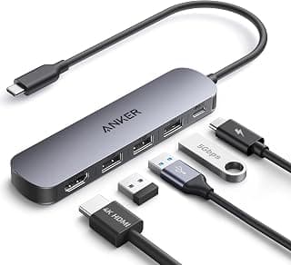 Hub USB-C Anker 5 em 1 HDMI 4K PD 100W