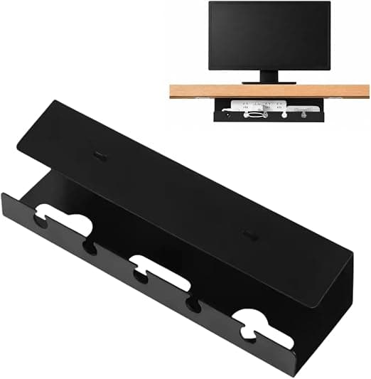 Organizador Calha Canaleta de Cabos de Mesa Supra Supply