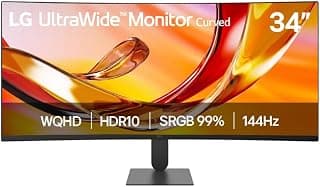 Monitor LG UltraWide 34" 2K WQHD 144Hz Curvo 34U620B