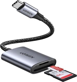 Leitor de Cartões UGREEN USB-C 5Gbps SD/microSD