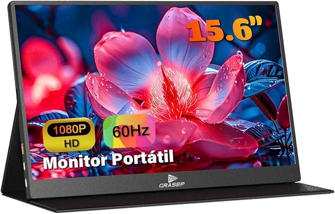 Monitor Portátil GRASEP 15.6" Full HD USB-C