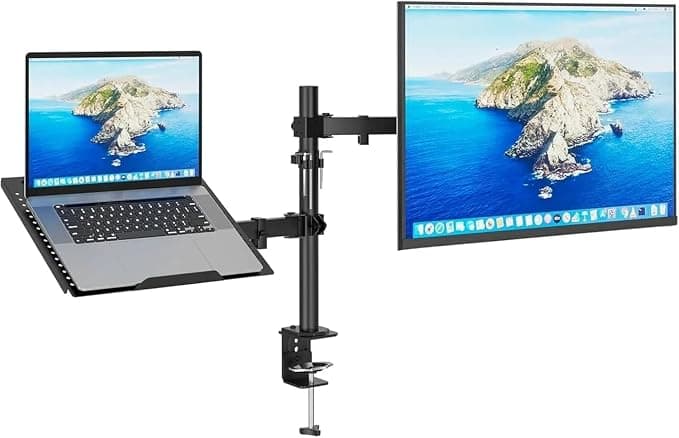 Suporte Articulado para Monitor e Notebook com Bandeja Ventilada