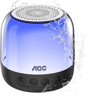 Caixa de Som Bluetooth AOC ACS2321 Portátil com Iluminação RGB